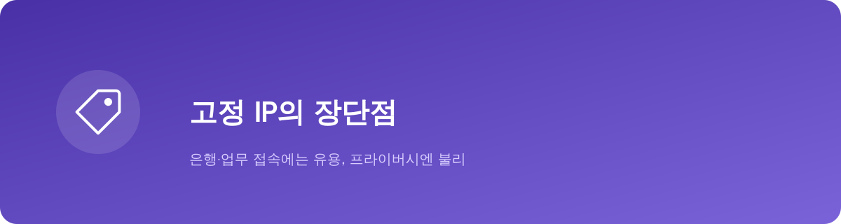 VPN 전용 IP, 언제 필요할까
